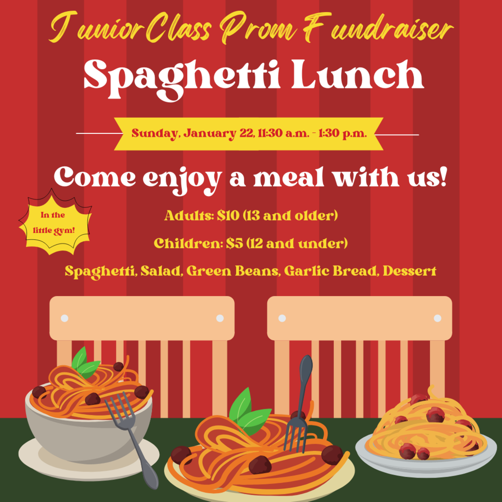 spaghetti lunch fundraiser
